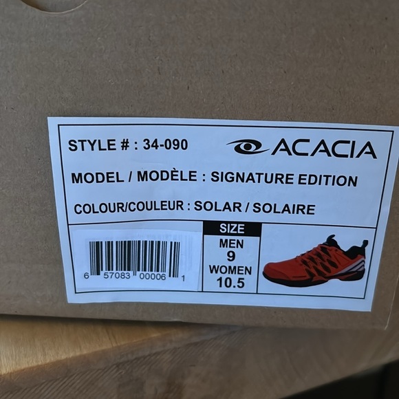 Acacia Men's Signature Tyler Loong Edition Pickleball Shoe (Solar) new in box - Picture 7 of 8